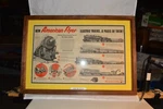 American Flyer "look" And "life" Magazine Custom Framed Advertising Copy. Fixed Price $75.00.