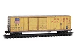Union Pacific 50' Rib Side Box Car Weathered Micro-trains MTL#030 45 181 Scale. Fixed Price $39.25.