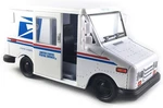Kinsmart United States Postal Mail Truck Usps 1987 Grumman Llv 1:36 Scale.... Fixed Price $12.36.
