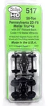 Ho Scale Kadee #517 Pennsylvania 2D-F8 50-TON Trucks With 33" Ribbed Back Wheels. Fixed Price $12.89.