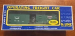 K-line K-7005, New York Central Operating Box Car. Fixed Price $13.00.