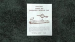 Lionel # 0333 Satellite Car Instructions Photocopy. Fixed Price $5.00.