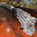 Marx Steam Locomotive 1829 Hudson 4-6-4 Train Set W/observation/passenger Cars. Fixed Price $155.00.
