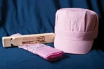 Brooklyn Peddler Li'l Engineer Kit Train Whistle, Cap, Bandada Ktlepp. Fixed Price $23.98.