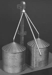 Rix Grain Elevator - Scale Model Railroad Building Accessory #707. Fixed Price $15.24.