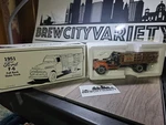 First Gear 1951 Ford F-6 Stake Truck Full Rack 1/34 Scale Harley Davidson Nib. Fixed Price $32.99.