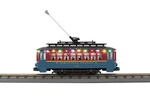 Mth Railking Christmas North Pole Bump Go Trolley W/ Led Lights! Gauge. Fixed Price $175.00.