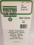 Evergreen Scale Models Styrene Sidewalk Sheet .040 X 6 12IN .1 15.2 3 4517. Fixed Price $9.98.