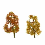 Jtt (ho-scale) 92063 Premium Tree, Autumn Sycamore 3.5-4" (2-PACK). Fixed Price $9.95.