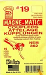 Ho Scale Kadee #19 Nem 362 European-style Coupler Long (2PR). Fixed Price $10.99.