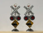 Lionel Holiday Memories Train Xing Resin Ornaments, Goes With Silver Bells Set. Fixed Price $12.00.