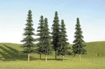 Bachmann Ho Scale 5" - 6" Spruce Trees (pack Of 6) 32004 Nib New. Fixed Price $18.70.