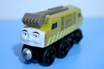 Thomas & Friends Wooden Railway Train Engine Diesel 10 Mattel 2012 Y4076. Fixed Price $18.99.