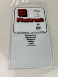 Plastruct 91106 Styrene White Sheet 0.080"X 12"X 7". Fixed Price $12.99.