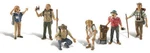 Woodland Scenics Ho Scale Accents Figures/people Set Take Hike (6). Fixed Price $19.99.