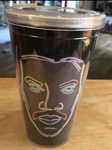 Lionel Richie Neon Face Tumbler Drinking Cup 20 Ounces. Fixed Price $10.00.