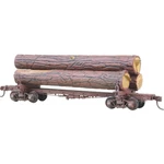 Kadee 102 Ho Scale 42' Skeleton Car Kit With Logs. Fixed Price $46.99.