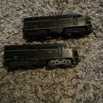 Life-like 7053-7054 Alco PA-1 A-a Pair, Erie 853 857, O-scale. Fixed Price $65.00.