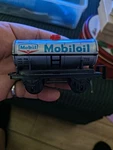 Vintage Wind Up Freight Train Set Japan Haji. Fixed Price $50.00.