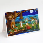 Caroline's Treasures Corgi Robin Hood Greeting Cards Pack Of 8 7415GCA7P. Fixed Price $16.99.