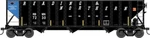 Reading & Northern H-43 100 Ton Open Top Hopper- Bowser Trains Ho-super Buy!. Fixed Price $25.99.