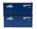 Jacksonville Terminal Company Scale 20' Containers Nyk Line (2) 205385. Fixed Price $27.92.