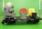 Lionel 8-87808 Union Pacific Searchlight Flat Car Large Gauge No Box (read). Fixed Price $39.95.