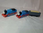 Lot Of Motorized Thomas The Train Engines R9488 & R9626 W/ Freight Cart Tested. Fixed Price $19.99.