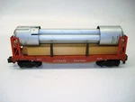 24579 American Flyer Illinois Central Multipurpose Flatcar Lot CA8-F70. Fixed Price $189.99.