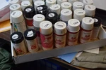 Floquil Spray Paint Cans 3 6 Oz, 7 Colors Sold Individually. Fixed Price $39.95.