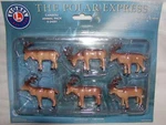 Lionel 6-24251 The Polar Express Caribou Animal Pack New Pieces 027 Mib Seal. Fixed Price $28.00.