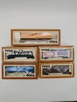 Vintage Scale Tyco Freight Cars Lot 5 Texaco Tank, Conrail Hopper, Ralston. Fixed Price $19.99.