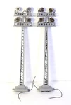 2 Mth Gauge # 30-11039 Floodlight Towers Used. Fixed Price $45.00.