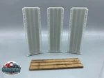Ttx Military 89' Flat Car Decking With Tie Down Channel Blma Atlas 1:87 Scale.... Fixed Price $12.97.