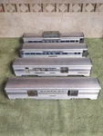 American Model Toys (amt) Gauge Set Of 4 Santa Fe Streamliner Passenger Cars. Fixed Price $200.00.