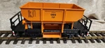 Lgb 4041 Oeg Railway Orange Maintenance Train Gondola - Scale New W/box. Fixed Price $54.50.