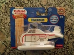 Thomas & Friends Harold The Helicopter Wooden Railway Train New Sealed Y4077. Fixed Price $47.98.