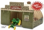 Menards Cripple Creek Tractor Repair Building! Gauge Scale John Deere Train. Fixed Price $82.99.