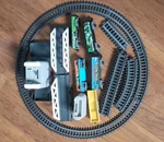 Jakks Pacific Power Train 2012 Lot, 25+ Pieces Collectable Toy Set Usable. Fixed Price $34.99.
