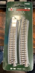 Kato 20-160 N-scale Unitrack 481MM 15-DEGREE Curves (4). Fixed Price $8.99.