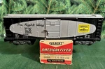 American Flyer 24026 Central Of Georgia Boxcar, "the Right Way" Line Ex+ /ob!. Fixed Price $104.82.