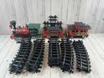 Eztec North Pole Express Christmas Train Set, Plays Music. Fixed Price $99.99.
