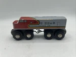 Vintage Brio 33423 Wooden Railway Trains Of The World Santa Fe Engine Only. Fixed Price $34.95.