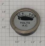 Acme 0903-10 Vintage 1-13/16" Round 0-15 Volts Panel Meter. Fixed Price $15.00.