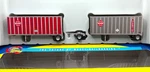 Ho Athearn 91048 Two 28' Wedge Trailers & Dolly Mclean. Fixed Price $49.99.