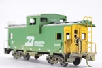 Ho Athearn Burlington Northern 36FT Extended Vision Caboose #10469 Wthrd Kd Xlnt. Fixed Price $17.99.