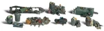 Woodland Scenics Ho Scale Accents Detail Set - Assorted Junk Piles. Fixed Price $16.79.