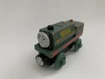 Thomas And Friends Samson Wooden Railway Train Cars Green 2012 CDJ02 Guc. Fixed Price $14.88.