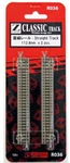 Rokuhan R036 Z Gauge Straight Track 12.8MM W/wooden Design Ties (pack Of 2). Fixed Price $21.24.