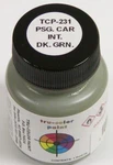 Tru-color Paint TCP-231 Passenger Car Interior Dark Green 1OZ Bottle. Fixed Price $8.75.